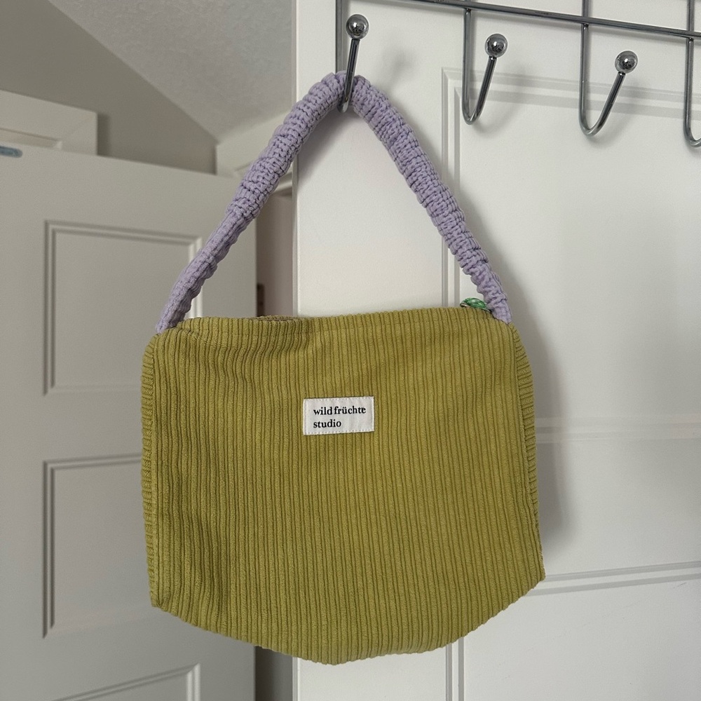 Green and Lavender Women's Bag